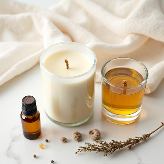 Bougies aux huiles essentielles